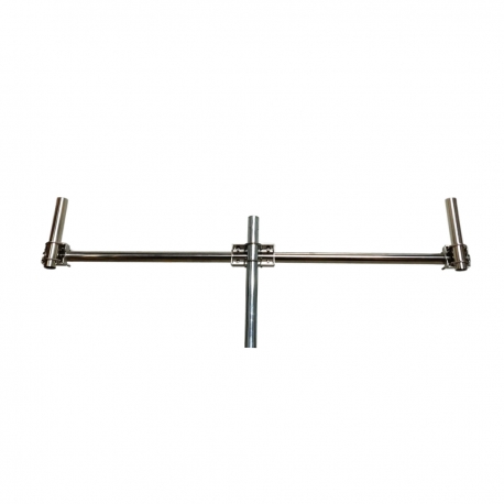 S-3090 - SUPPORT HORITZ. DOUBLE TUBE INOX 1500 MM - 