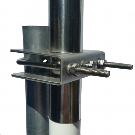 SIX-351 - STAINLESS STEEL SUPPORT FOR MAST 35 MM - 