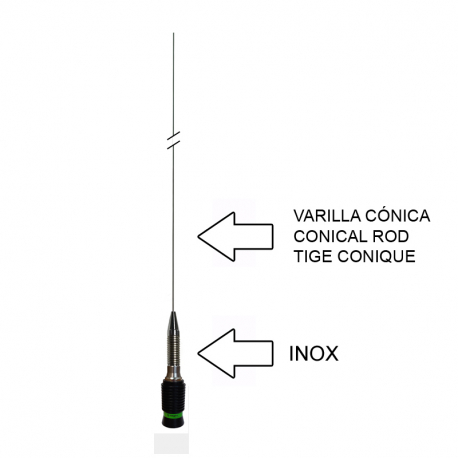RQS-12R - MOBILE OMNI VHF 144⁠-⁠174 MHz (NO GROUND) - 
