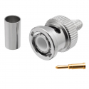 C002837T - CONNECTOR BNC MALE RG-223 TO CRIMP
