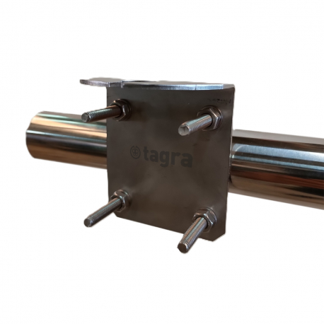 KF-230 - SUPPORT ACIER INOX POUR MÂT - 