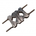B-4040 - STAINLESS STEEL/GALV SUPPORT FOR MAST 35-50 MM