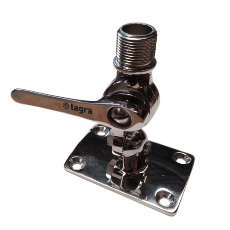 KN-504 - ARTICULATE STAINLESS STEEL MARINE SUPPORT 1'' THREAD - 