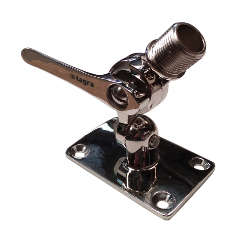 KN-504 - ARTICULATE STAINLESS STEEL MARINE SUPPORT 1'' THREAD - 
