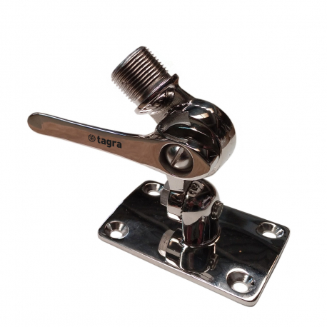 KN-504 - ARTICULATE STAINLESS STEEL MARINE SUPPORT 1'' THREAD - 