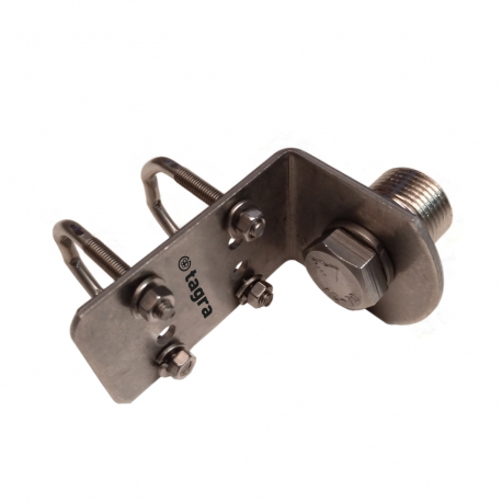 KN-530 - BASE MARINE FIXE INOX POUR MÂT AVEC 1'' THREAD - 