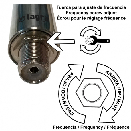 M-27-1/2 - ANTENNE BASE OMNI CB 26⁠-⁠28 MHz - 