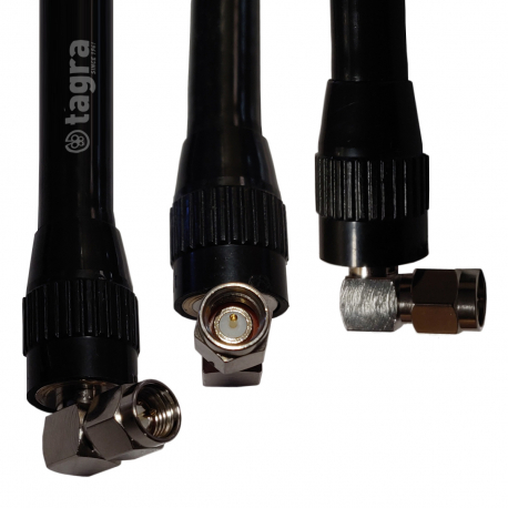 A-144SM/AC - ANTENA OMNI MOVIL SMA ACODADO VHF 140⁠-⁠150 MHz - 