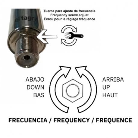 M-27-1/2 - ANTENNE BASE OMNI CB 26⁠-⁠28 MHz - 