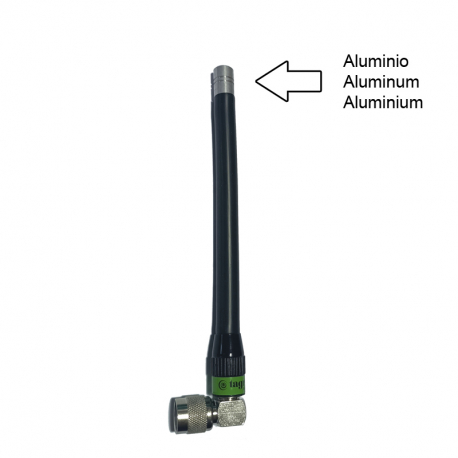 A-144TN AC - ANTENA OMNI MOVIL TNC ACODADO VHF 140⁠-⁠150 MHz - 