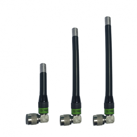 A-144TN AC - ANTENA OMNI MOVIL TNC ACODADO VHF 140⁠-⁠150 MHz - Distintos modelos disponibles