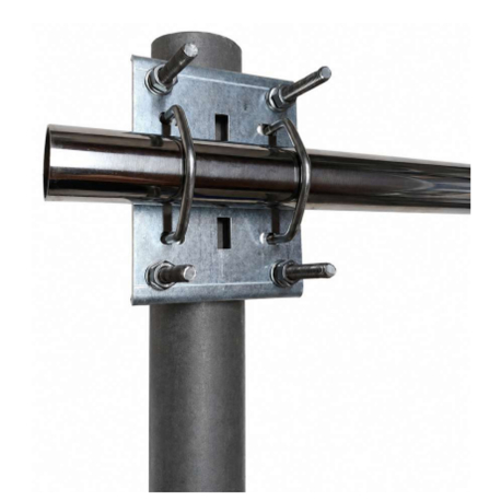 SVH-64-V58 - GARRA SUJECCIÓN VERTICAL⁠-⁠HORIZONTAL PARA MÁSTILES ∅ 35⁠-⁠64 MM - 