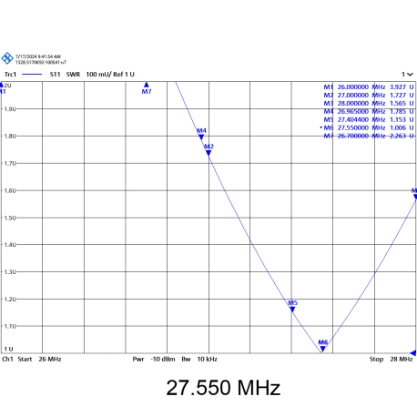 CB-04i - ANTENA BASE OMNI CB 26⁠-⁠28 MHz - 